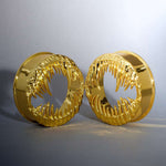 Tungsten Steel Venomous Maw Ear Gauge Tunnel（2Pcs） - AKAK BODYJEWELRY - ear - tunnel