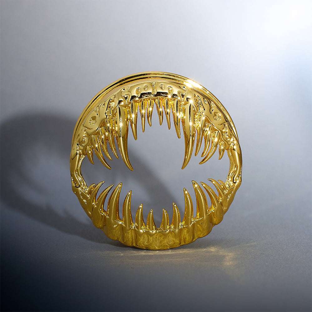 Tungsten Steel Venomous Maw Ear Gauge Tunnel（2Pcs） - AKAK BODYJEWELRY - ear - tunnel