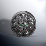 Tungsten Steel Zircon Mane Lion Plugs(2Pcs) - AKAK BODYJEWELRY - ear - tunnel
