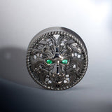 Tungsten Steel Zircon Mane Lion Plugs(2Pcs) - AKAK BODYJEWELRY - ear - tunnel