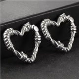 Venom Heart Ear Weights - AKAK BODYJEWELRY - ear - tunnel