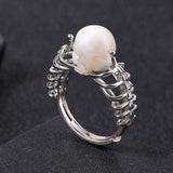 Wraith Spine S925 Silver Ring - AKAK BODYJEWELRY - ear - tunnel